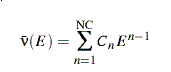 nu-bar polynomial
