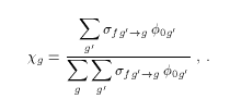 Chi Vector