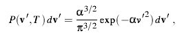 Maxwell-Boltzman Equation